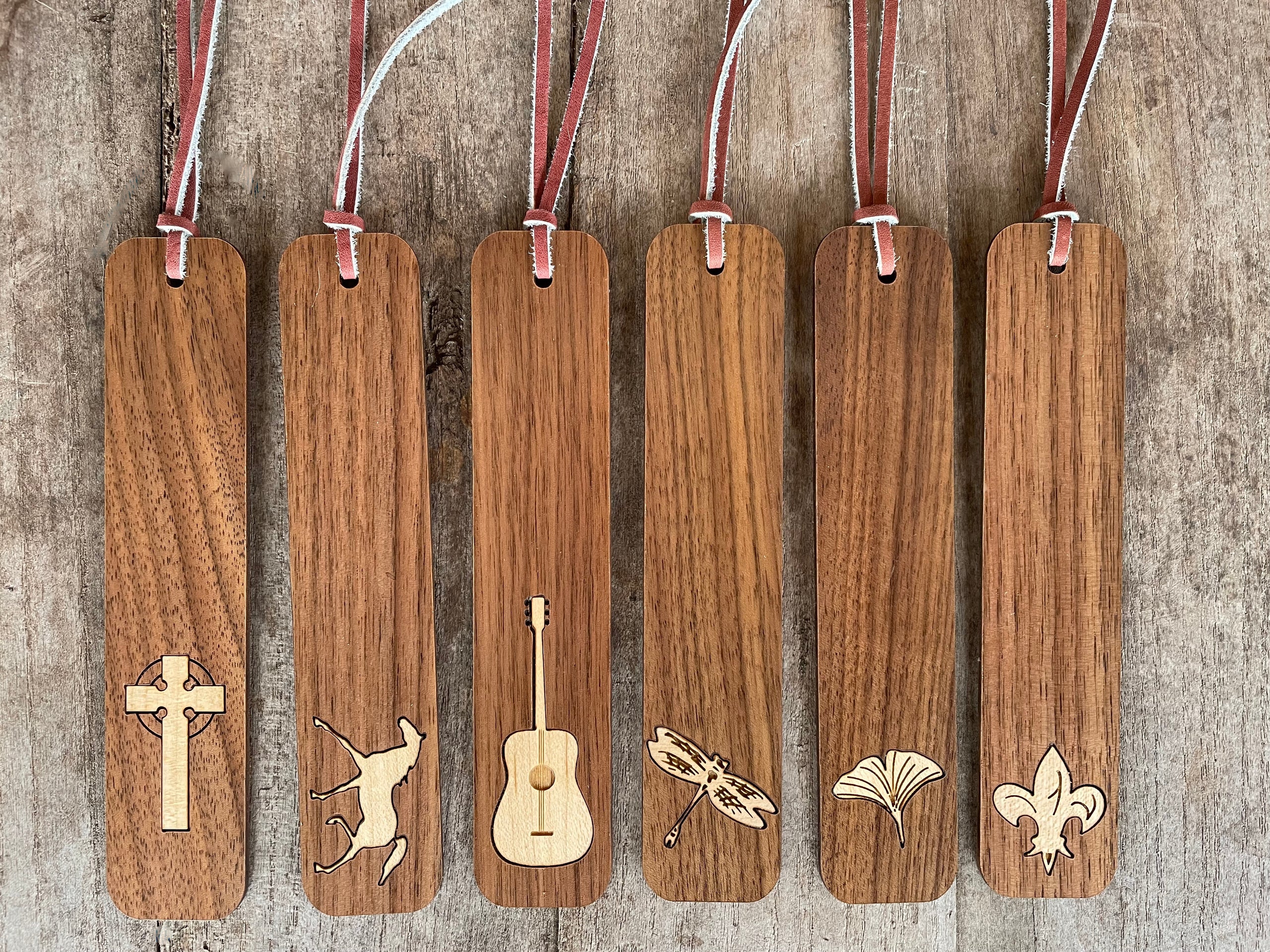 Wood Inlay Bookmark